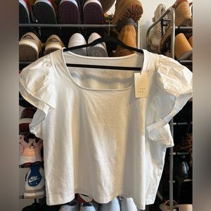 Target. Women’s white blouse. Brand new. Size xxl